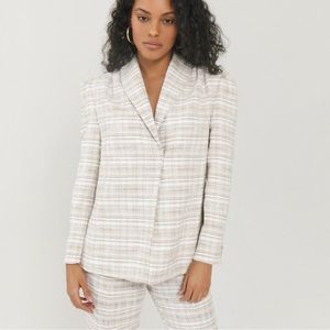 Something Navy Barbie Tweed Blazer